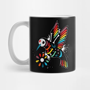 Humming Bird Skeleton Mug